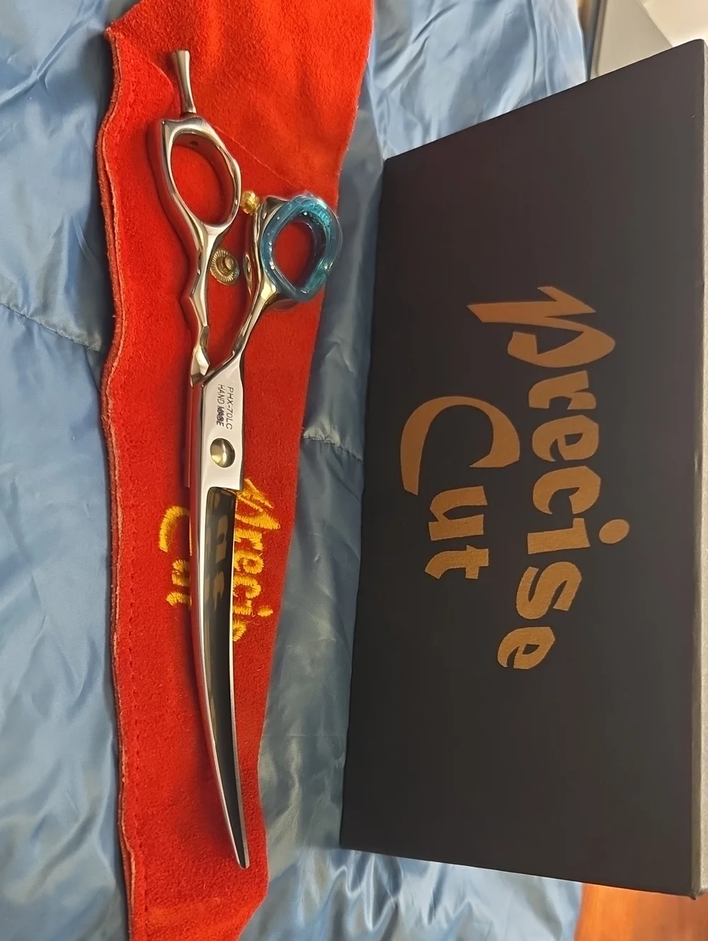 Precise Cut Phoenix Groomimg Scissors Curved